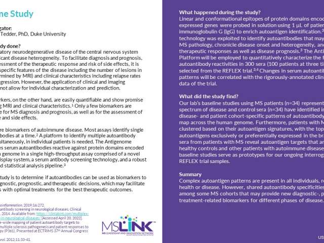Antigenome Signatures Study Description